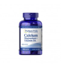 Минеральный комплекс Puritan's Pride Calcium Magnesium plus Vitamin D 100caps